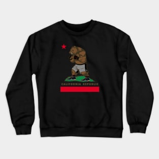California Republic Bear w/ Jordan Bred's Crewneck Sweatshirt